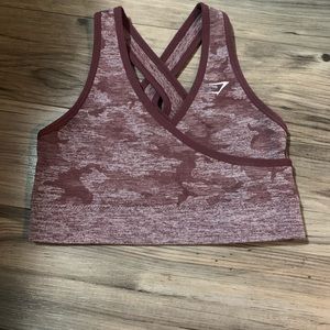 Gymshark camo sport bra